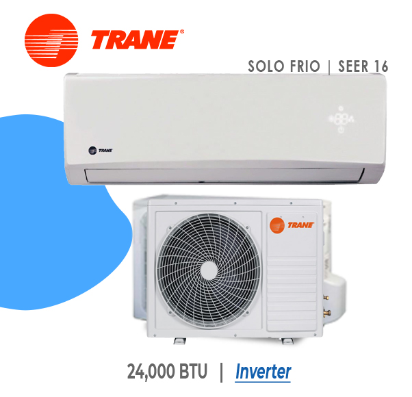 Aire Acondicionado Split Trane Inverter 24,000 Btu